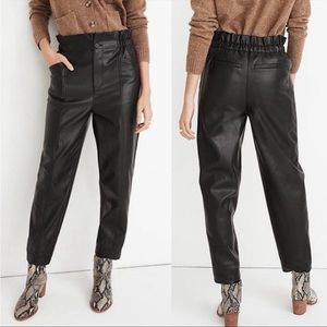 MADEWELL // faux leather pants